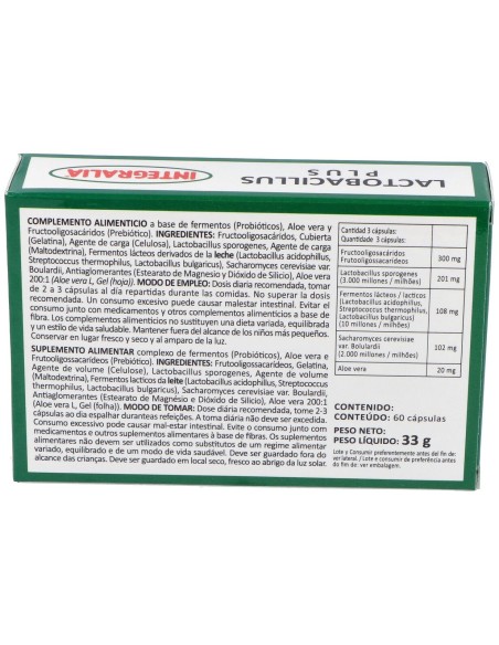 Integralia Lactobacillus Plus 30Caps