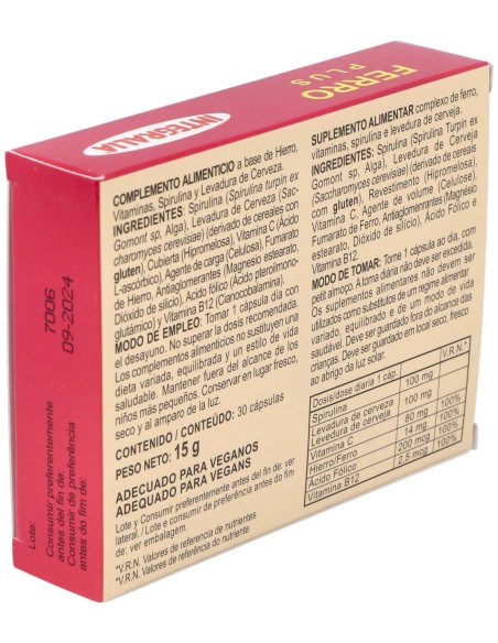 Integralia Hierro Plus 30Cap