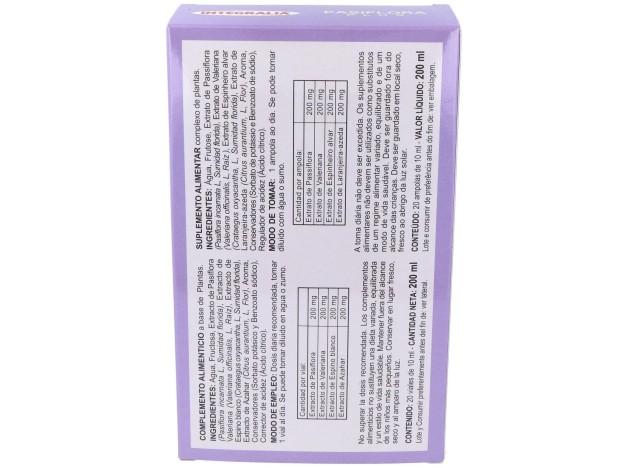 Integralia Pasiflora Plus 20 Ampollas