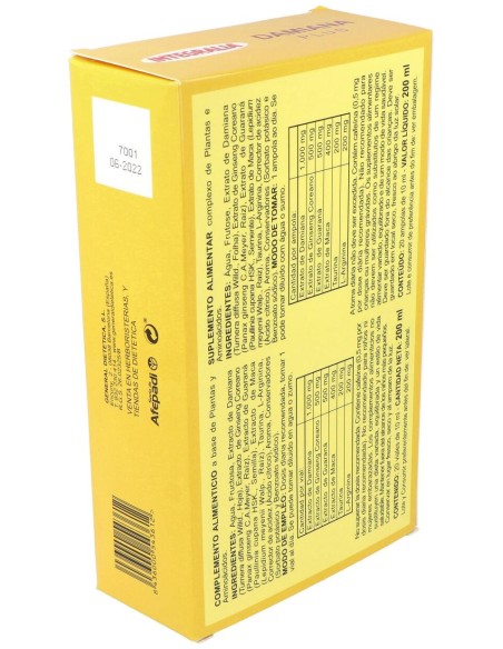 Integralia Damiana Plus Líbido 20Uds