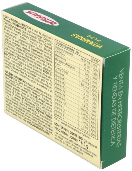 Integralia Vitaminas Plus 30Caps
