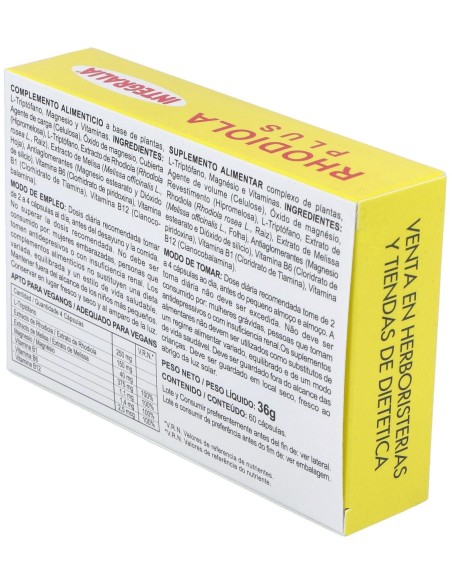 Integralia Rhodiola Plus 60 Capsulas