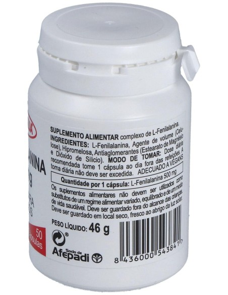 Integralia L-Fenilalanina 500Mg 50Caps