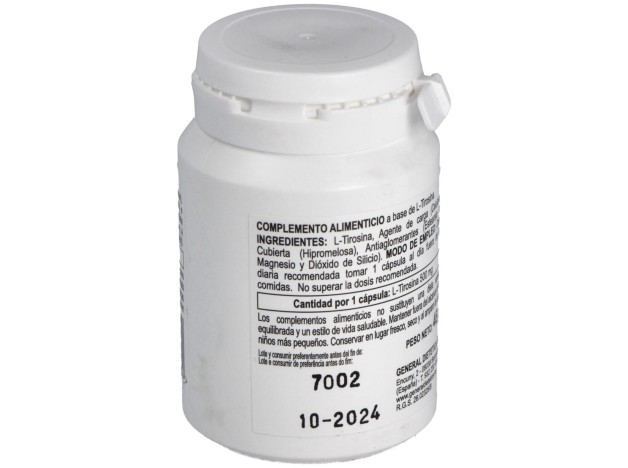 Integralia L-Tirosina 500Mg 50Vcaps