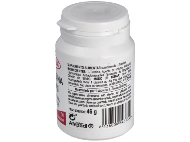 Integralia L-Tirosina 500Mg 50Vcaps