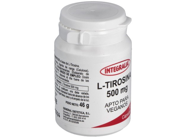 Integralia L-Tirosina 500Mg 50Vcaps