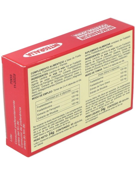 Integralia Memorándum Fosfatidilserina 45Caps