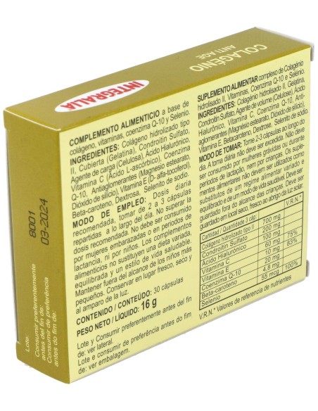 Integralia Colageno Antiedad 30 Cáps