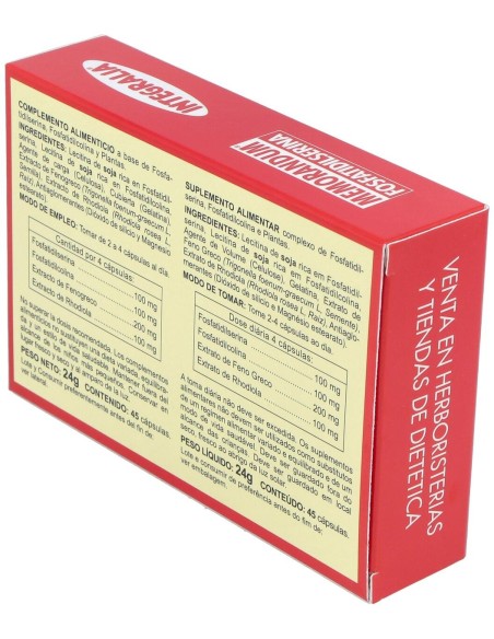 Integralia Memorándum Fosfatidilserina 45Caps