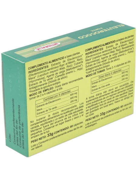 Integralia Eleuterococo Forte Eco 60Caps