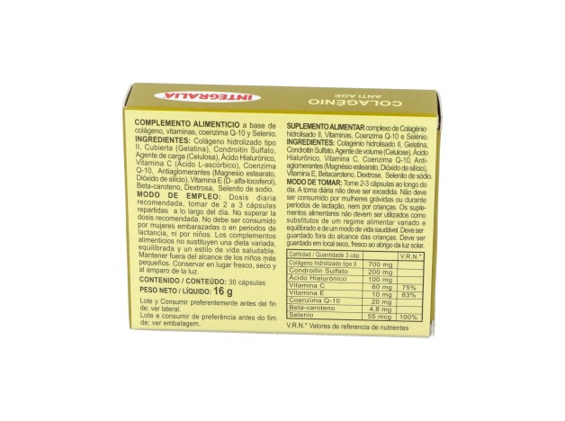 Integralia Colageno Antiedad 30 Cáps