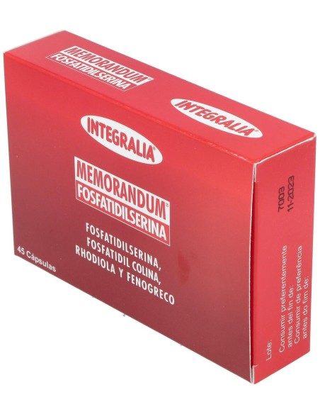 Integralia Memorándum Fosfatidilserina 45Caps