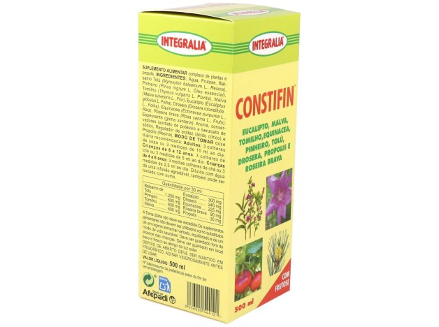 Integralia Jarabe Constifin Sin Azucar 500Ml