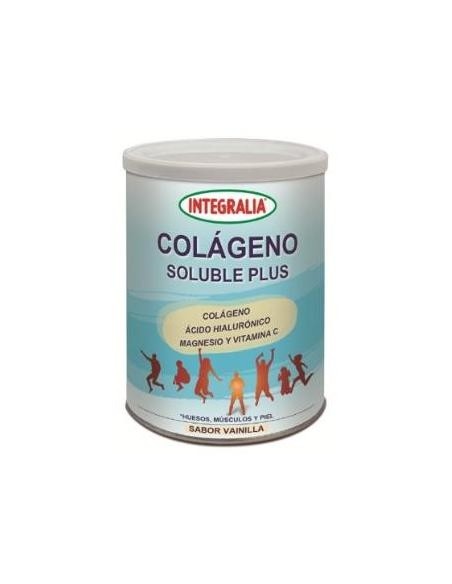 Integralia Colágeno Soluble Plus Hialurónico Magnesio Sabor Vainilla 360G