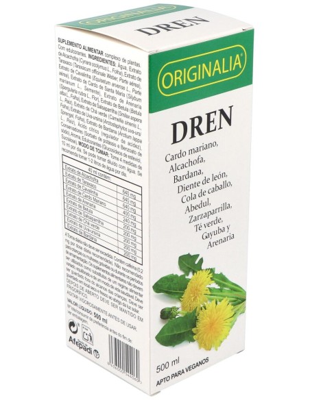 Dren Originalia Jarabe 500Ml.