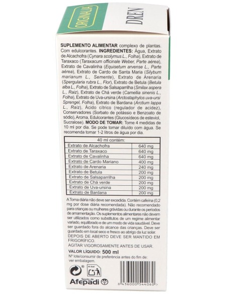 Dren Originalia Jarabe 500Ml.