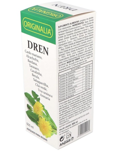Dren Originalia Jarabe 500Ml.