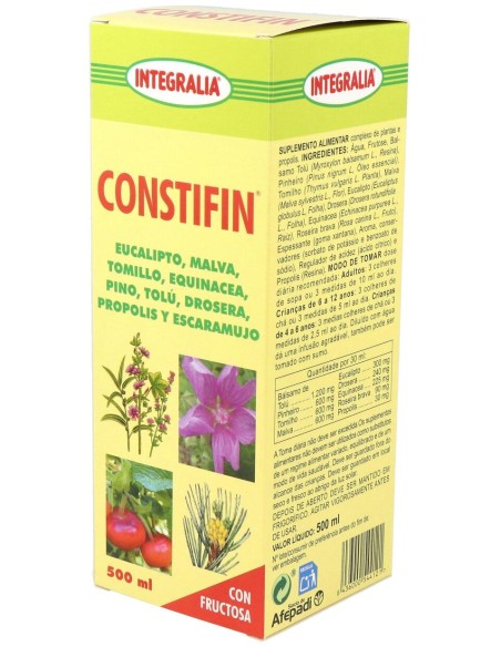 Integralia Jarabe Constifin Sin Azucar 500Ml