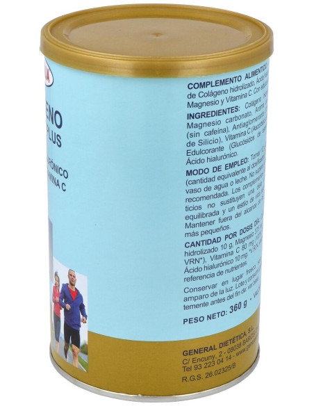 Integralia Colágeno Soluble Plus Hialurónico Magnesio Sabor Café 360G