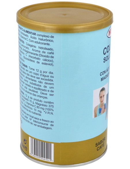 Integralia Colágeno Soluble Plus Hialurónico Magnesio Sabor Café 360G