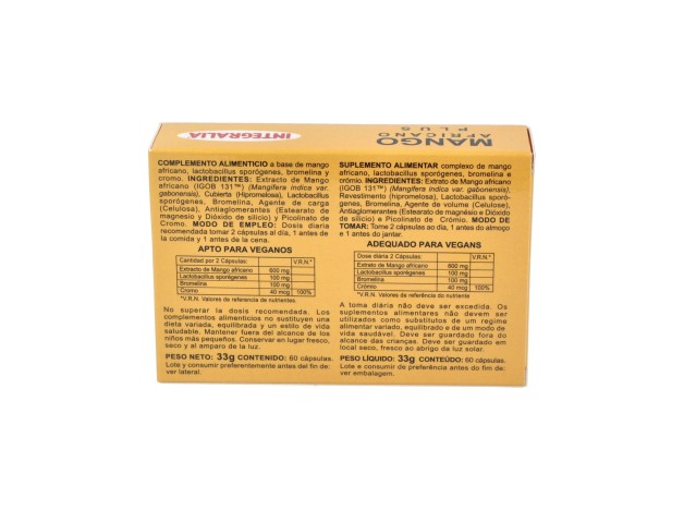 Integralia Mango Africano Plus 60Caps