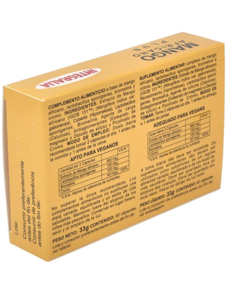 Integralia Mango Africano Plus 60Caps