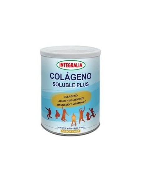Integralia Colágeno Soluble Plus Hialurónico Magnesio Sabor Café 360G