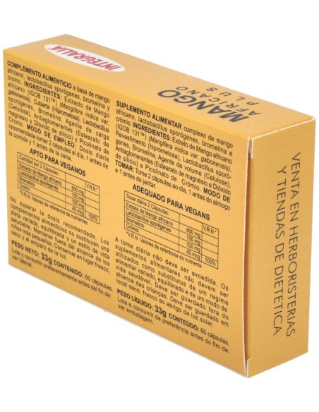 Integralia Mango Africano Plus 60Caps