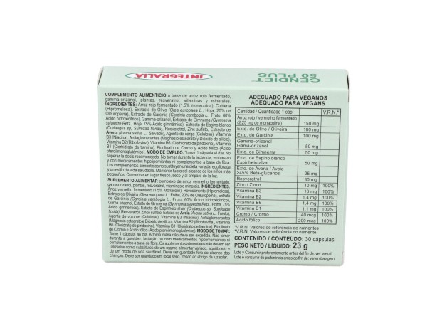 Integralia Gendiet 50 Plus 30Caps