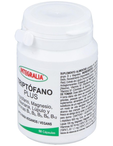 Integralia Triptófano Plus 50Caps