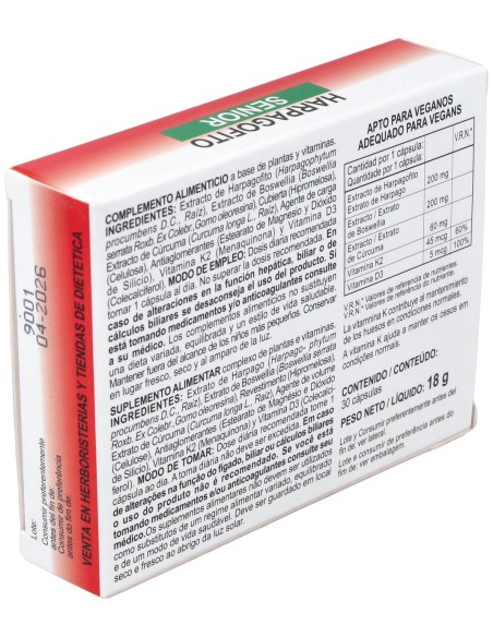Integralia Harpagofito Senior 30 Comp
