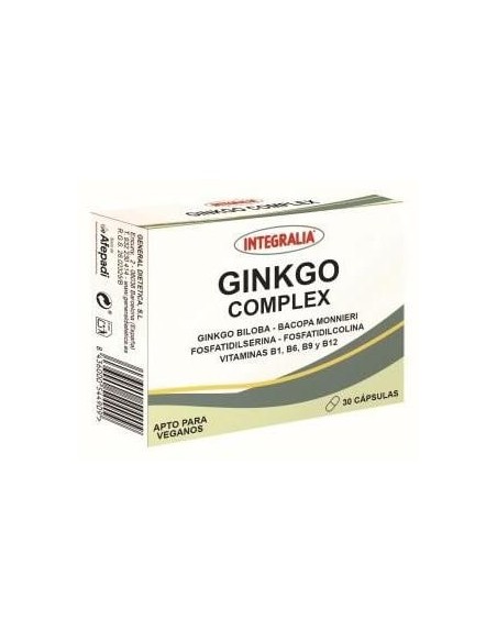 Integralia Ginkgo Senior Complemento Alimenticio 30 Comp