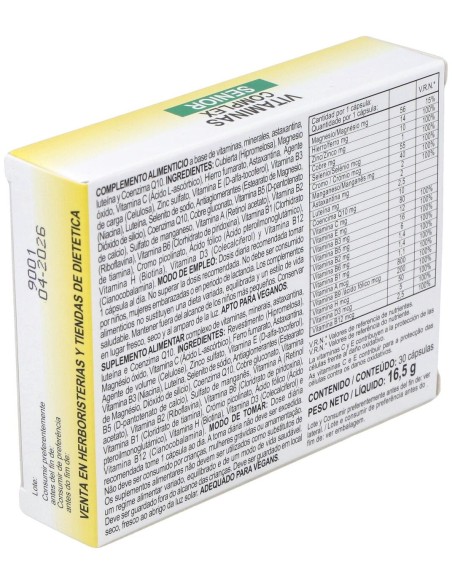 Integralia Vitaminas Complex Senior Complemento Alimenticio 30 C