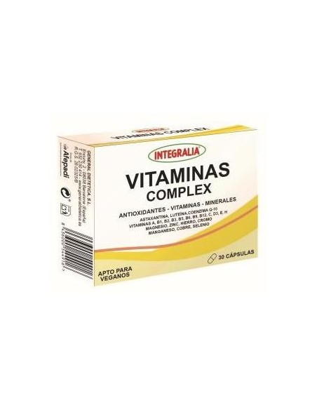 Integralia Vitaminas Complex Senior Complemento Alimenticio 30 C