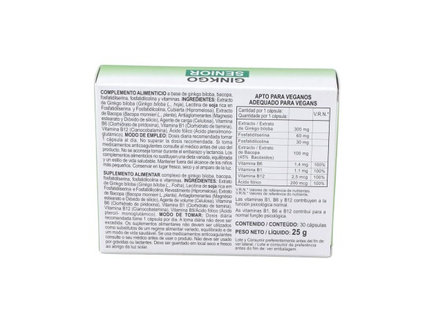 Integralia Ginkgo Senior Complemento...