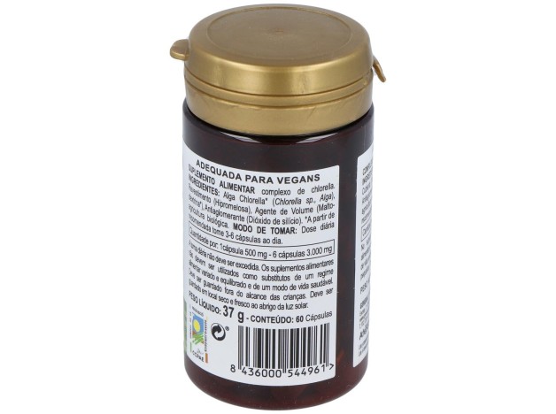 Alga Chlorella Ecologica Integralia 60 Capsulas