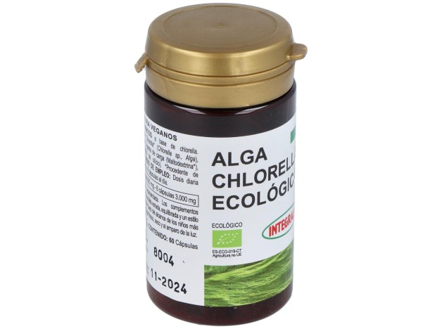 Alga Chlorella Ecologica Integralia 60 Capsulas