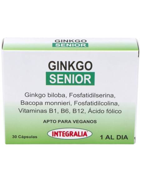 Integralia Ginkgo Senior Complemento Alimenticio 30 Comp