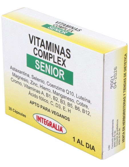 Integralia Vitaminas Complex Senior Complemento Alimenticio 30 C