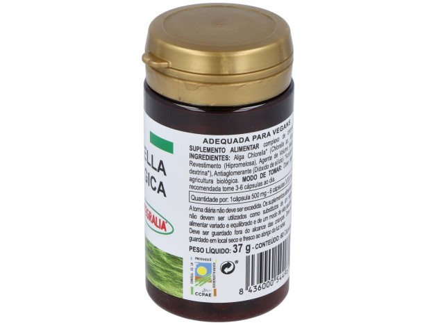 Alga Chlorella Ecologica Integralia 60 Capsulas