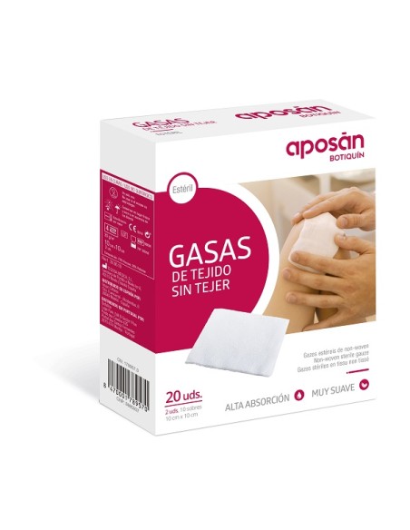 Aposan Gasa Esteril Tejido Sin Tejer 20 Uds