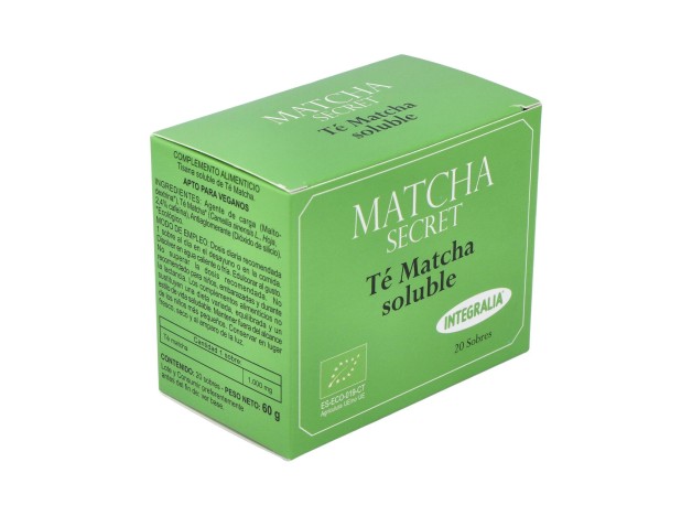 Té Matcha Ecologico Soluble Integralia 20 Sobres