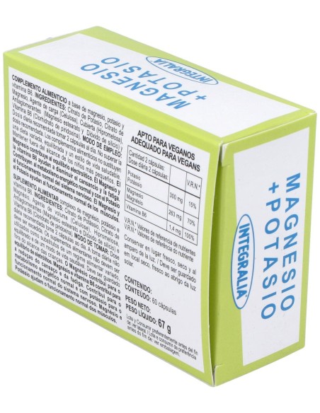 Integralia Magnesio Potasio 60Caps