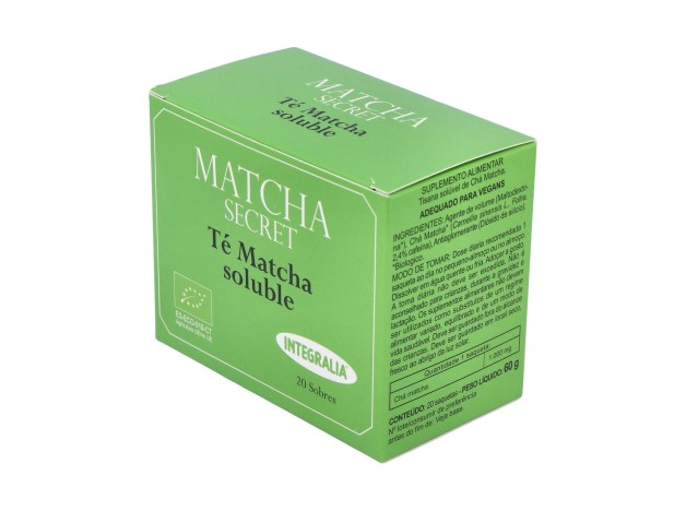 Té Matcha Ecologico Soluble Integralia 20 Sobres