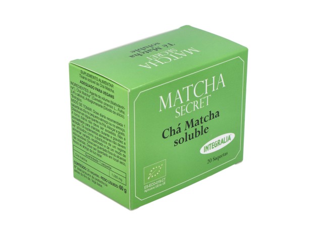 Té Matcha Ecologico Soluble Integralia 20 Sobres