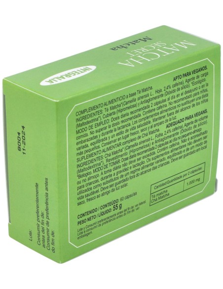 Té Matcha Integralia 60 Capsulas
