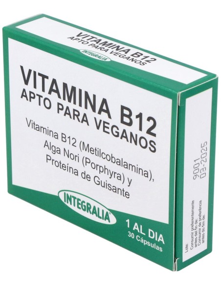 Vitamina B12 Integralia 30 Capsulas
