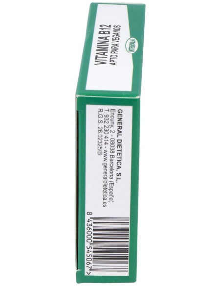 Vitamina B12 Integralia 30 Capsulas
