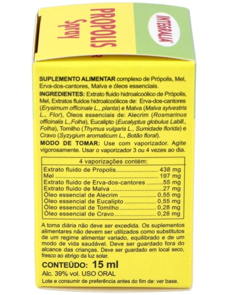 Integralia Propolis Erisimo Spray Oral 15Ml