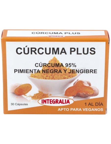 Integralia Curcuma Plus Con Pimienta Negra Y Jengibre 30Caps